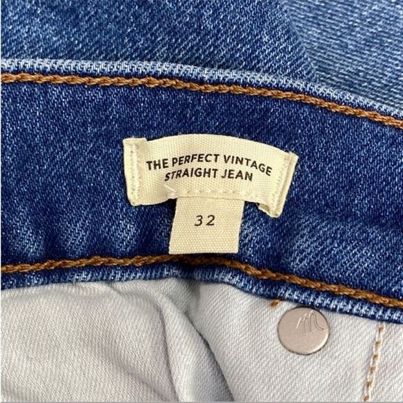 Madewell The Perfect Vintage Straight Jean Blue 32 - Picture 9 of 13